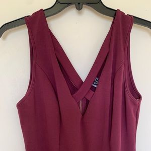 Plum dress